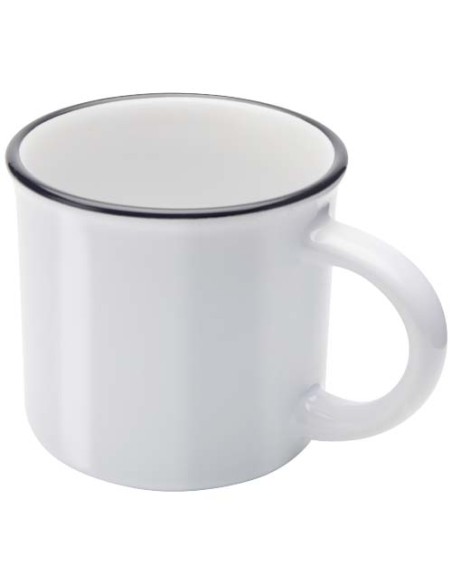 Tazza in ceramica Bari da 240 ml con finitura lucida