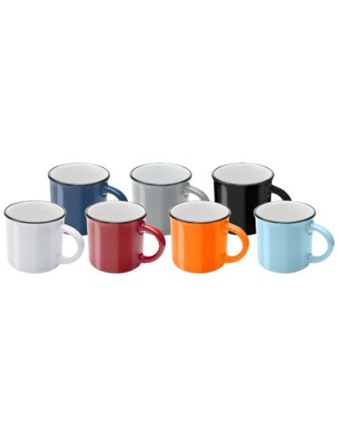 Tazza in ceramica Bari da 240 ml con finitura lucida