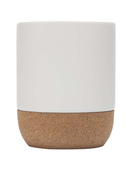 Tazza per stampa a sublimazione in ceramica da 300 ml con dettagli in sughero Billie