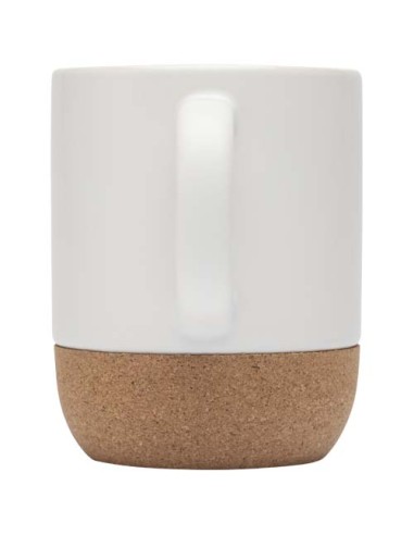 Tazza per stampa a sublimazione in ceramica da 300 ml con dettagli in sughero Billie