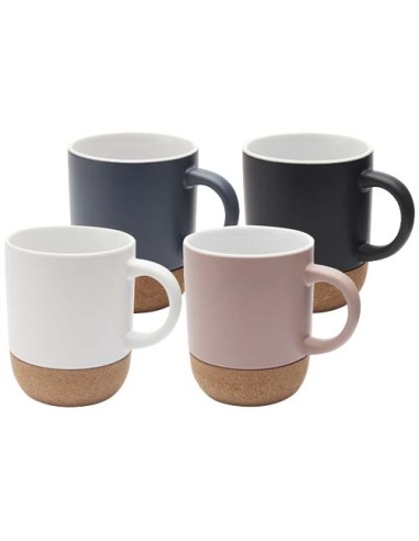 Tazza in ceramica con dettagli in sughero e finitura opaca da 300 ml Billie
