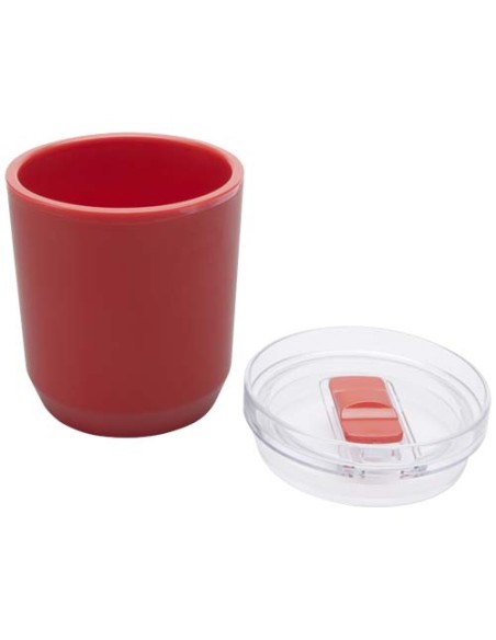 Bicchiere a doppia parete in plastica riciclata da 180 ml Hudson
