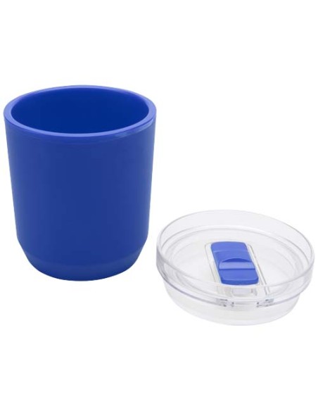 Bicchiere a doppia parete in plastica riciclata da 180 ml Hudson