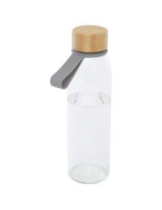 Borraccia in vetro da 500 ml con manico in silicone e coperchio in bambù Porto 