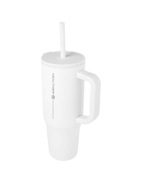 Bicchiere termico da 900 ml certificato RCS con cannuccia in silicone Brady