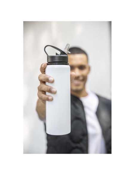 Borraccia a parete singola in acciaio inossidabile riciclato certificato RCS da 800 ml Fitz