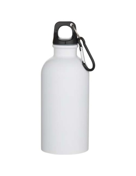 Borraccia da 400 ml in acciaio inossidabile certificato RCS a parete singola con moschettone Oregon