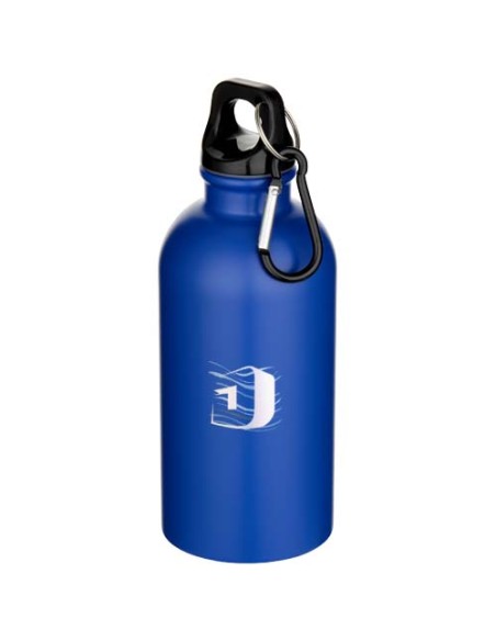 Borraccia da 400 ml in acciaio inossidabile certificato RCS a parete singola con moschettone Oregon