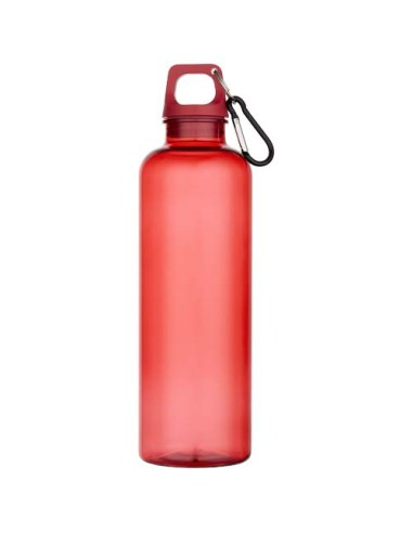 Borraccia in plastica riciclata certificata RCS da 750 ml con moschettone Oregon