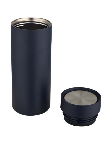 Borraccia in acciaio inossidabile riciclato certificato RCS a doppia parete da 650 ml con set di coperchi da 3 pezzi Illumina