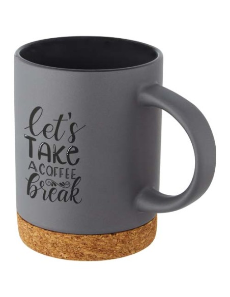 Tazza in ceramica da 425 ml con base in sughero Neiva
