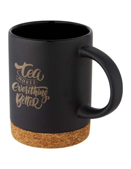 Tazza in ceramica da 425 ml con base in sughero Neiva