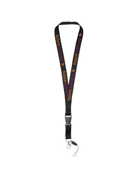 Lanyard porta cellulare Sagan con fibbia rimovibile