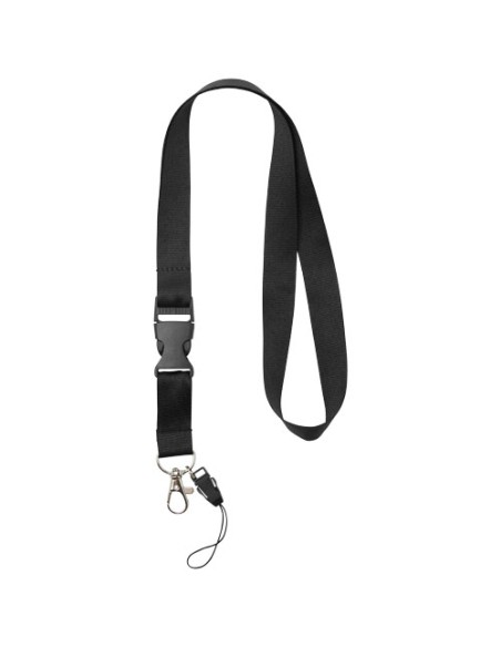 Lanyard porta cellulare Sagan con fibbia rimovibile