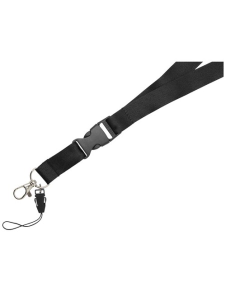 Lanyard porta cellulare Sagan con fibbia rimovibile