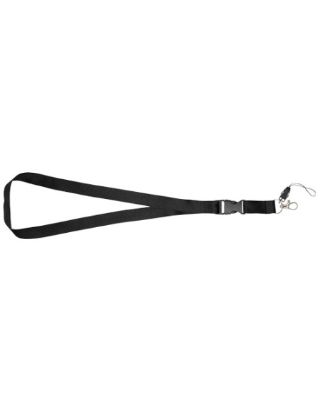 Lanyard porta cellulare Sagan con fibbia rimovibile
