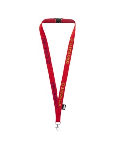 Lanyard Tom in PET riciclato con sgancio di sicurezza