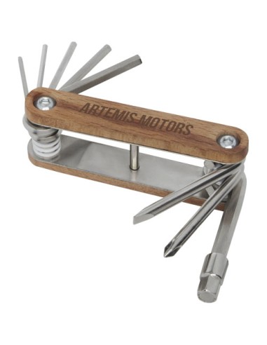 Multiutensile per bicicletta in legno a 8 funzioni Fixie