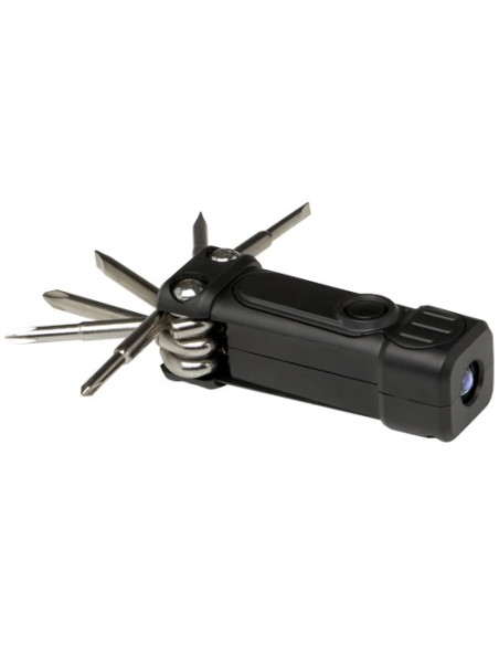 Set di cacciaviti 8 in 1 con torcia in plastica riciclata RCS Octo