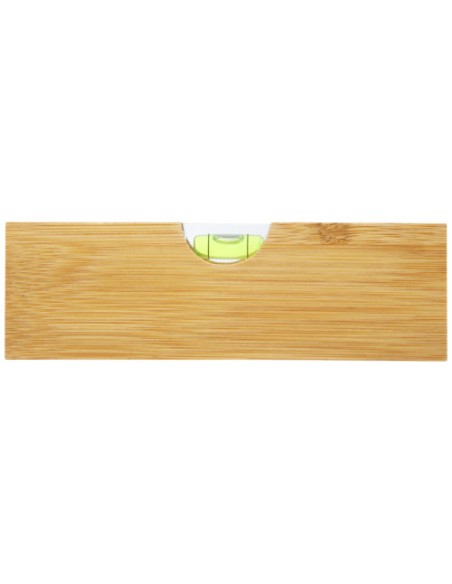 Livella a bolla con apribottiglie in bambù Flush