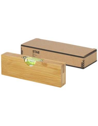 Livella a bolla con apribottiglie in bambù Flush