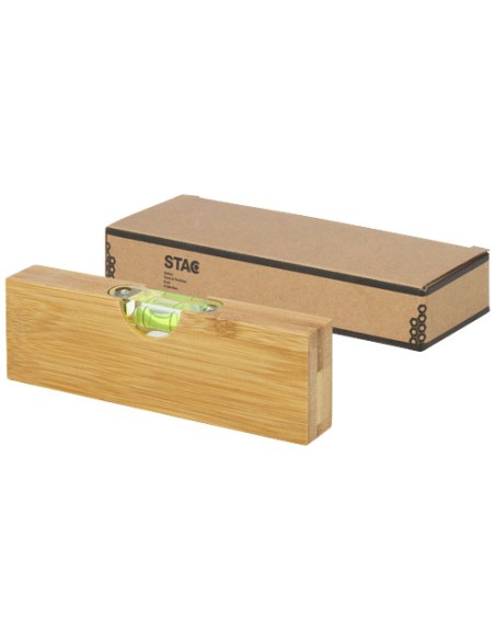 Livella a bolla con apribottiglie in bambù Flush