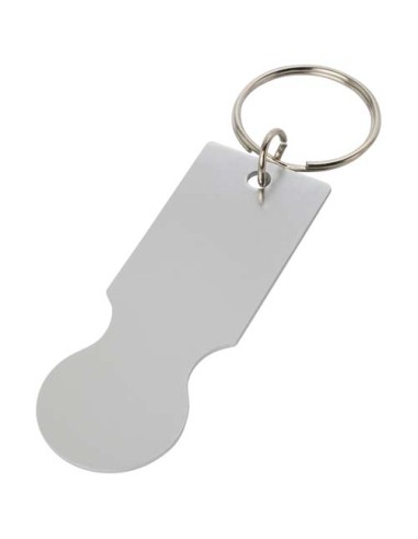 Portachiavi con gettone carrello della spesa Rhea