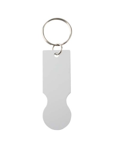 Portachiavi con gettone carrello della spesa Rhea