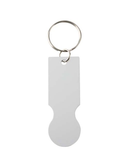 Portachiavi con gettone carrello della spesa Rhea