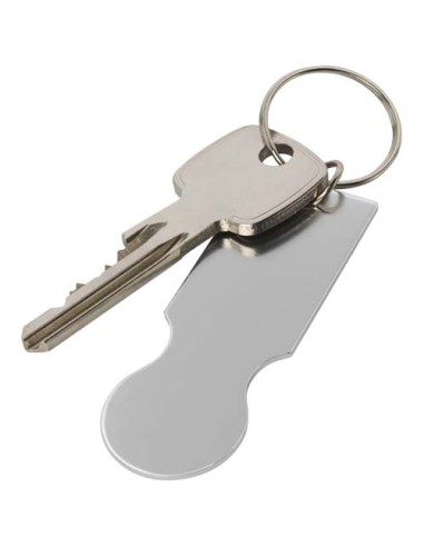 Portachiavi con gettone carrello della spesa Rhea