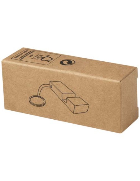 Supporto per telefono in bambù con portachiavi Bosona