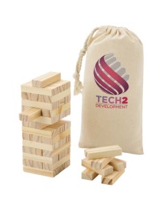 Gioco con torre impilabile in legno Jumble
