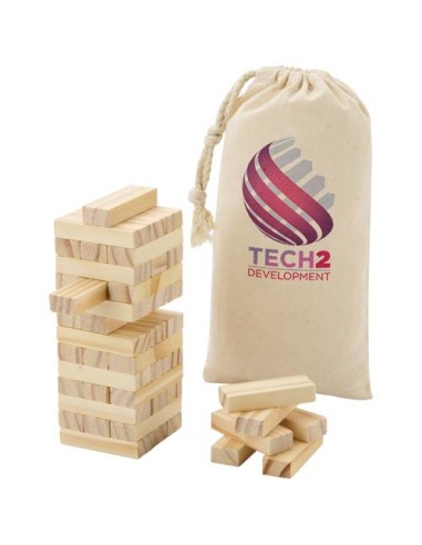 Gioco con torre impilabile in legno Jumble