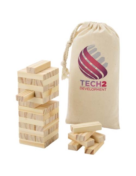Gioco con torre impilabile in legno Jumble
