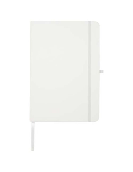 Blocco note formato A5 con copertina rigida in materiale riciclato e pagine a righe Teak