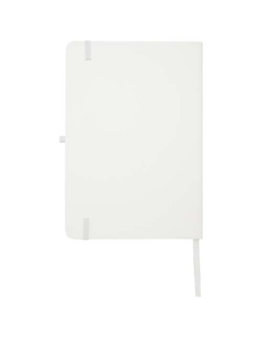 Blocco note formato A5 con copertina rigida in materiale riciclato e pagine a righe Teak