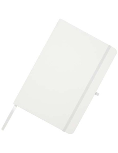 Blocco note formato A5 con copertina rigida in materiale riciclato e pagine a righe Teak