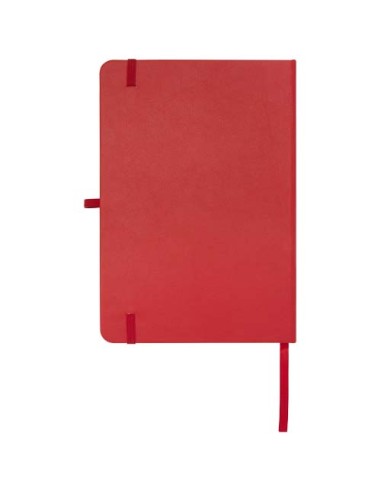 Blocco note formato A5 con copertina rigida in materiale riciclato e pagine a righe Teak