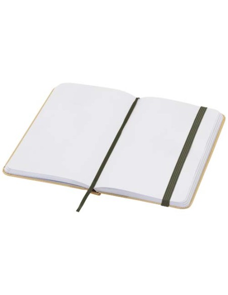 Blocco note formato A6 con copertina rigida in materiale riciclata e pagine bianche Reed