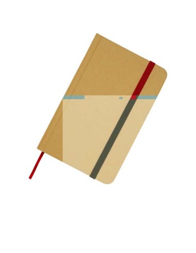 Blocco note formato A6 con copertina rigida in materiale riciclata e pagine bianche Reed