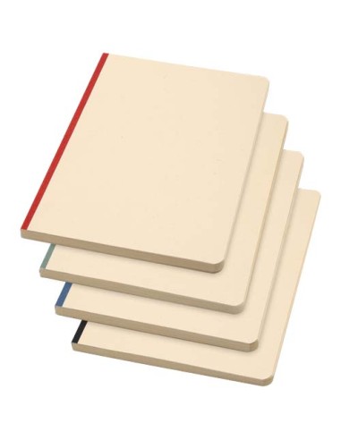 Blocco note formato A5 con copertina morbida in PET riciclato e carta a base di canna da zucchero Liliana