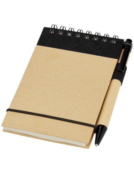 Taccuino riciclato formato A7 con penna Zuse