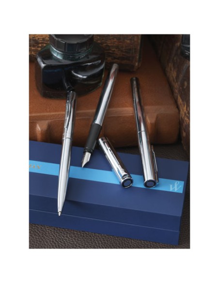 Waterman penna stilografica Graduate (inchiostro blu)