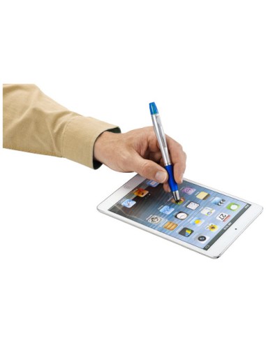 Penna a sfera con stylus ed evidenziatore Nash (inchiostro nero)