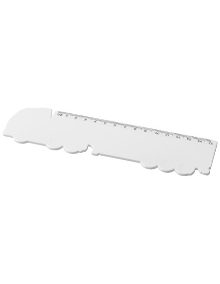 Righello da 15 cm in plastica riciclata a forma di camion Tait