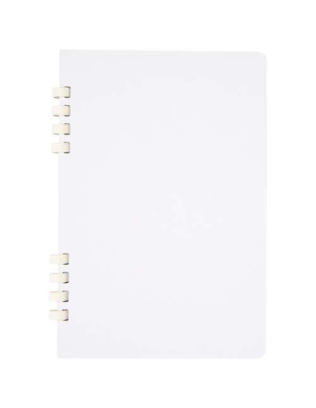 Blocco note a spirale formato A5 con copertina rigida in materiale riciclato certificato RCS Fil