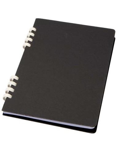 Blocco note a spirale formato A5 con copertina rigida in materiale riciclato certificato RCS Fil
