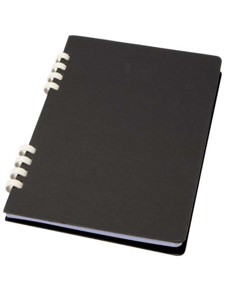 Blocco note a spirale formato A5 con copertina rigida in materiale riciclato certificato RCS Fil