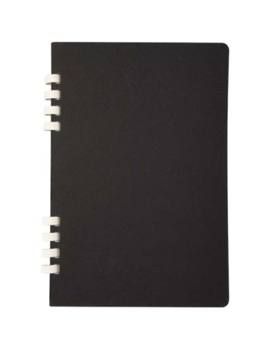 Blocco note a spirale formato A5 con copertina rigida in materiale riciclato certificato RCS Fil