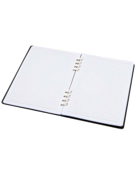 Blocco note a spirale formato A5 con copertina rigida in materiale riciclato certificato RCS Fil